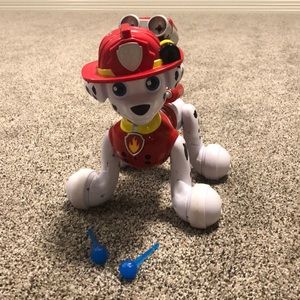 Interactive Marshall with “water” cannons.